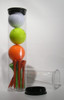 1-3/4" x 8-1/2" Clear Plastic 3 Ball Container (room for 2-7/8" to 3-1/4" tees)