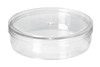 1-1/4" Round Clear Poly Plug