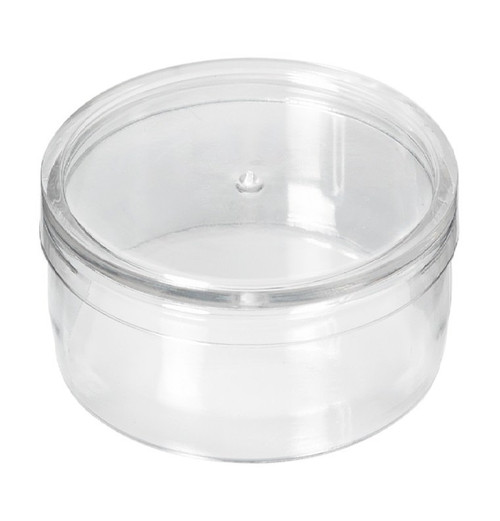 4" Round Clear Poly Plug - Stock 250/box
