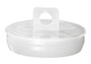1-3/8" Round Hang Plug - Natural with Round Hole for Hanging