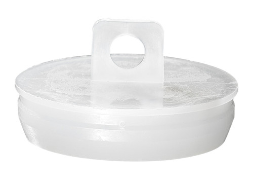 1" Round Hang Plug - Natural with Round Hole for Hanging