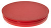 1" Round Poly Plug Red