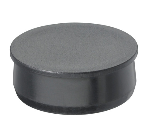 2-1/2" Black Round Poly Plug