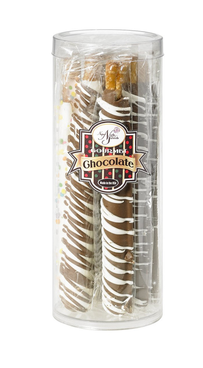 1-1/2" x 10" Candy Tube Packaging with Clear Cap