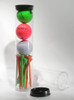 1-3/4" x 8-1/2" Clear Plastic 3 Ball Container (room for 2-7/8" to 3-1/4" tees)