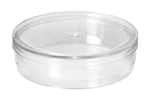 1-1/4" Round Clear Poly Plug