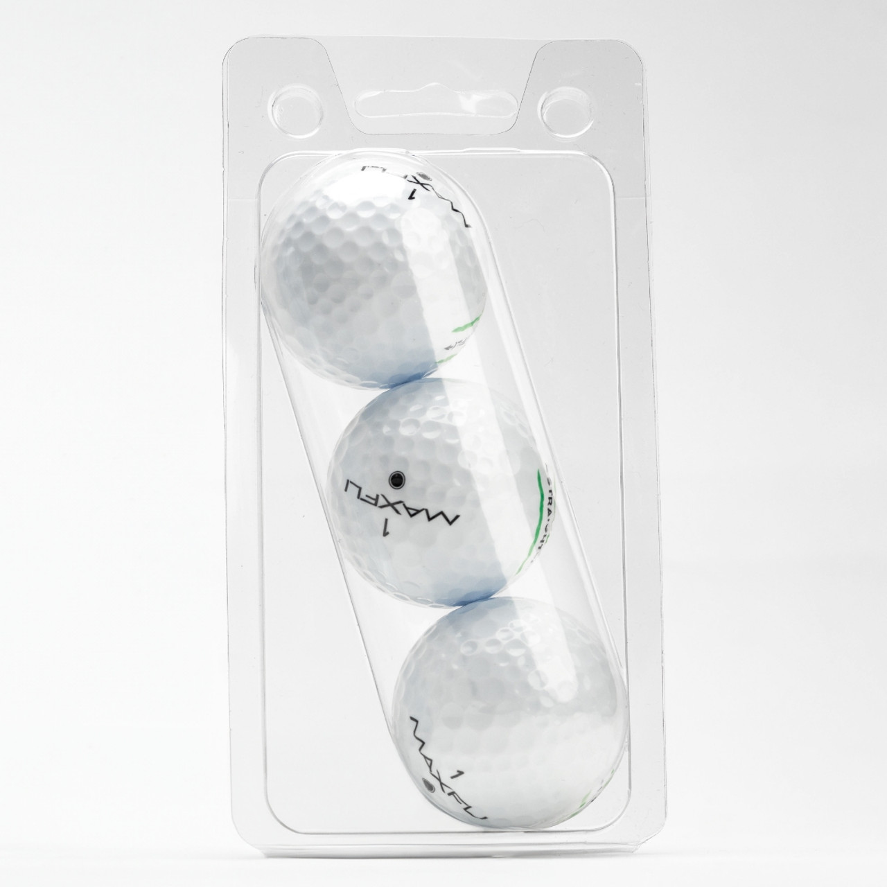 103-2TF - 3-Ball Round Bottom Golf Ball Clamshell Clear Package
