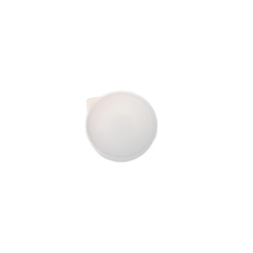 1-5/8" Round Poly Plug Flat Top - Natural
