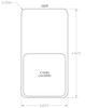 100TF - Stock Clamshell Packaging Header Card Dielines