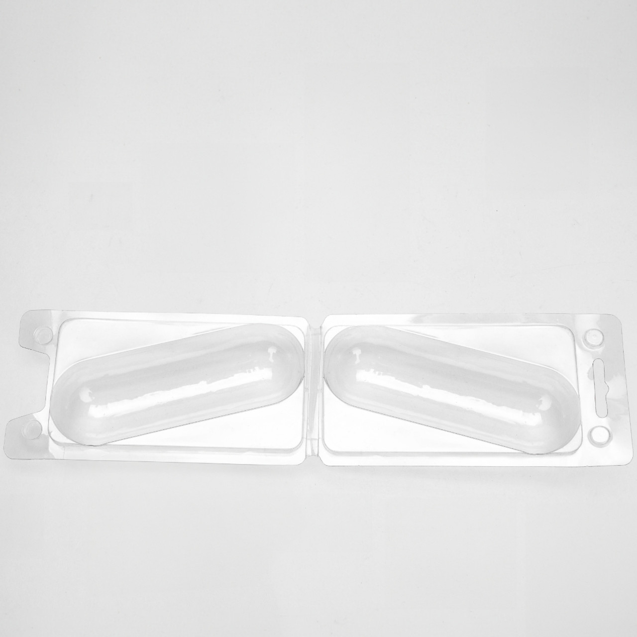 103-2TF - 3-Ball Round Bottom Golf Ball Clamshell Clear Package, no contents for viewing style