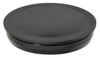 3" Round Poly Plug Black