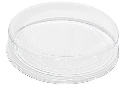 1-1/4" x 1/2" Clear Cap