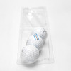 103-2TF - 3-Ball Round Bottom Golf Ball Clamshell Clear Package Opened